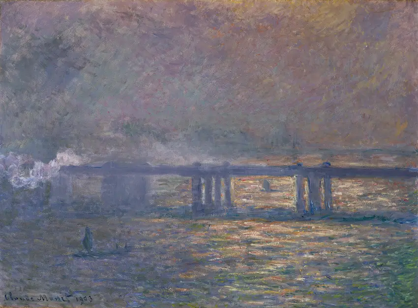 Charing Cross Bridge (1903) by Claude Monet